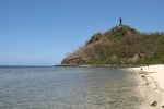 Dili beach and Jesus