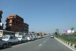 Queue for petrol near Kathmandu