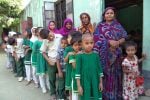 Government Primary School, Block - A kids and mums